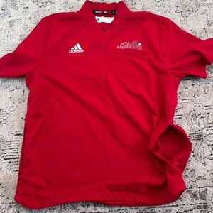 Adidas Red JSU Polo Shirt